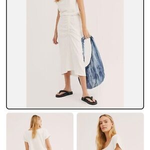FP Lily Ruched T shirt dress